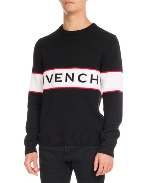 givenchy logo sweater mens|givenchy sweater clearance men.